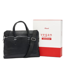 Load image into Gallery viewer, Vegan Leather Suave Shoulder Bag Black
