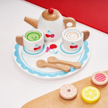 Load image into Gallery viewer, Thaynards - Merry Cherry Tea Time - Wooden Tea Set
